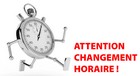 changement heure